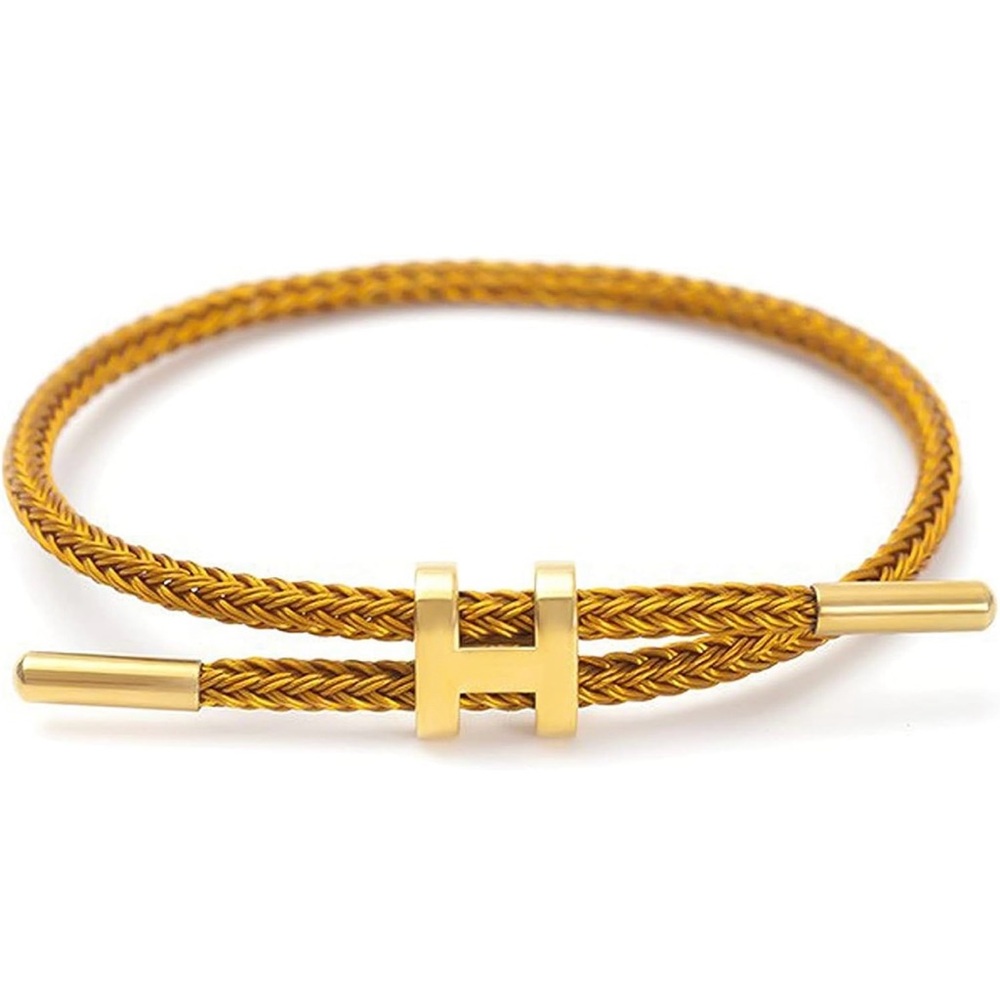 Bracelets for Women Adjustable Charm Bracelet, 18k Gold-plated Buckle Design